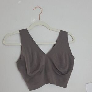 TRUE Taupe Bralette 1X NWOT
